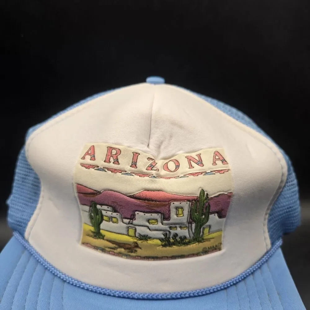 Vintage Arizona Trucker Hat Snapback Baseball Cap Mesh OS